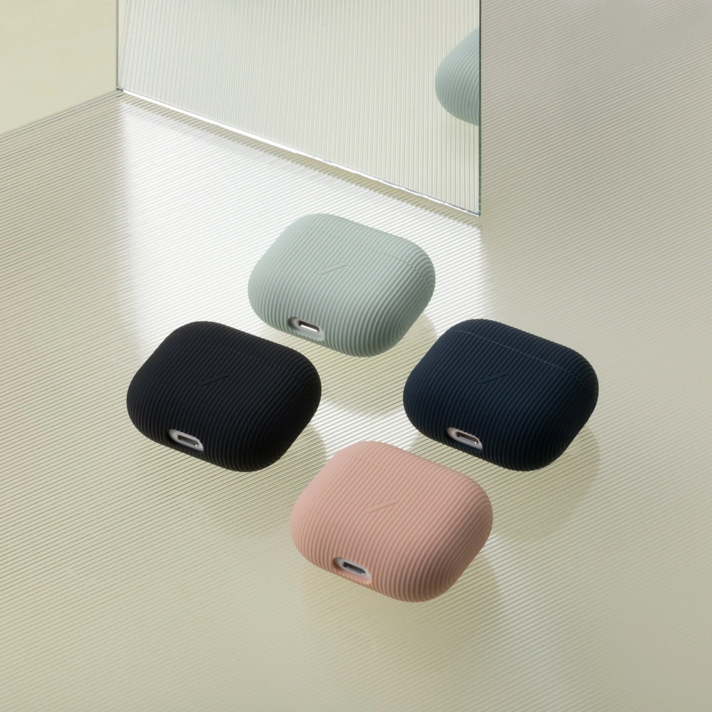 APCSE-CRVE-PCH-V2, CURVE CASE чехол защитный для AIRPODS 3, цвет: персиковый